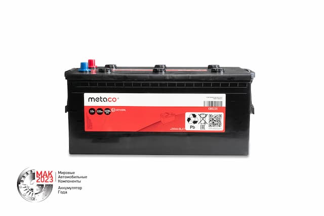 Аккумулятор (АКБ METACO 225АЧ 1150А 518х276х242 (+-) (L) ETN3)